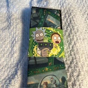 Oppo Green and Black Graphic Tie